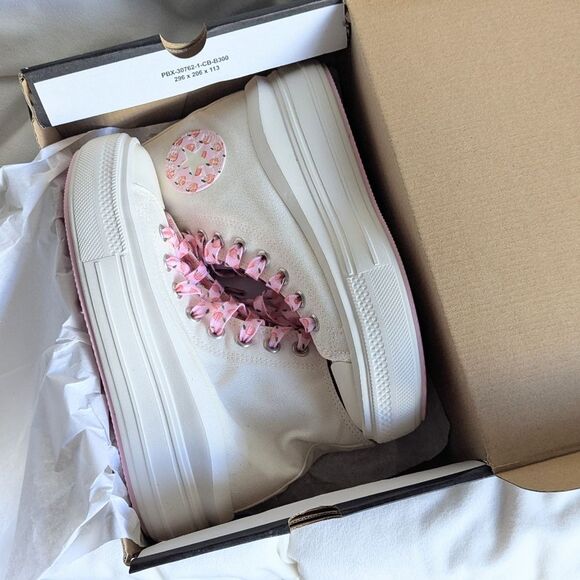 Chuck Taylor All Star Move Platform Pink Peaches Size 7.5 New in Box - Picture 3 of 16